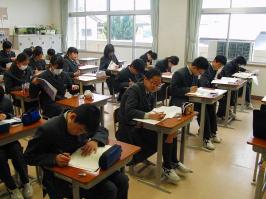 朝自習と計算テスト