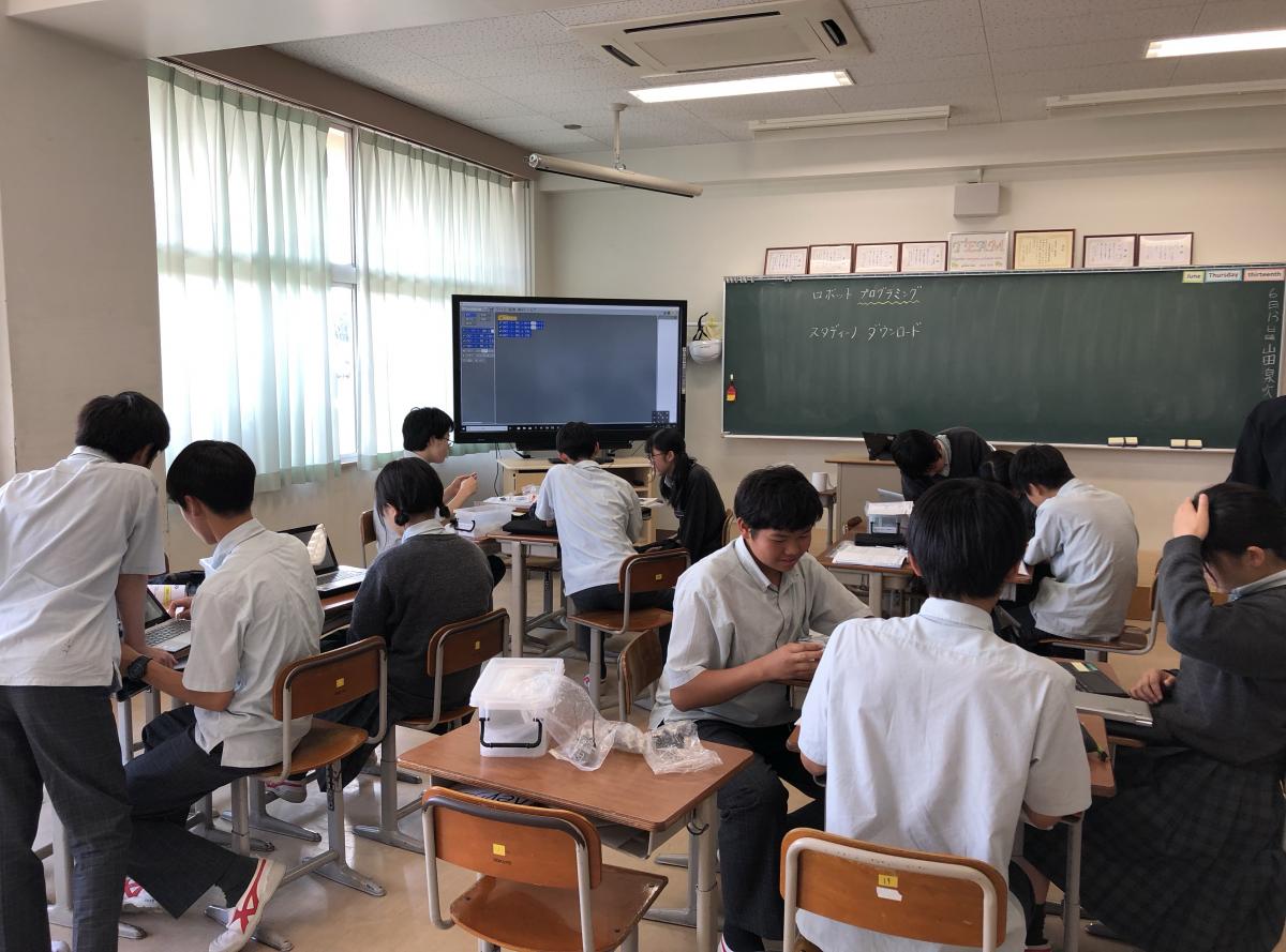 ロボットプログラミング授業！
