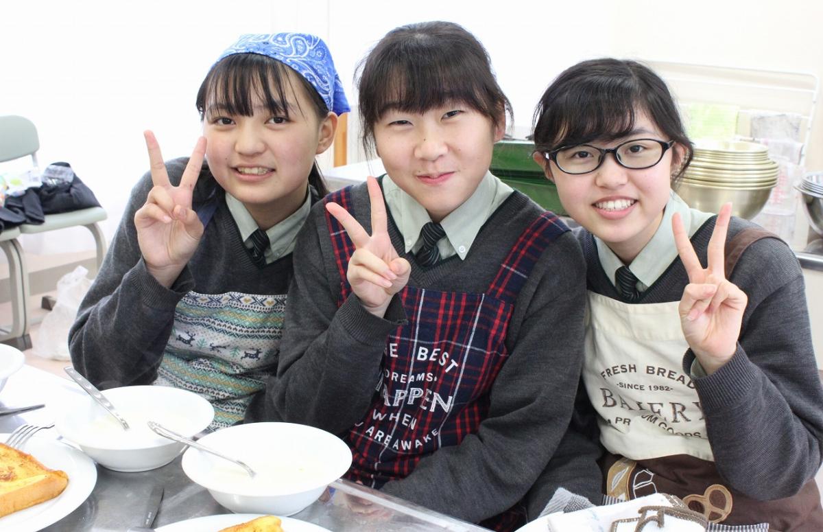 「調理実習」を行いました。　①