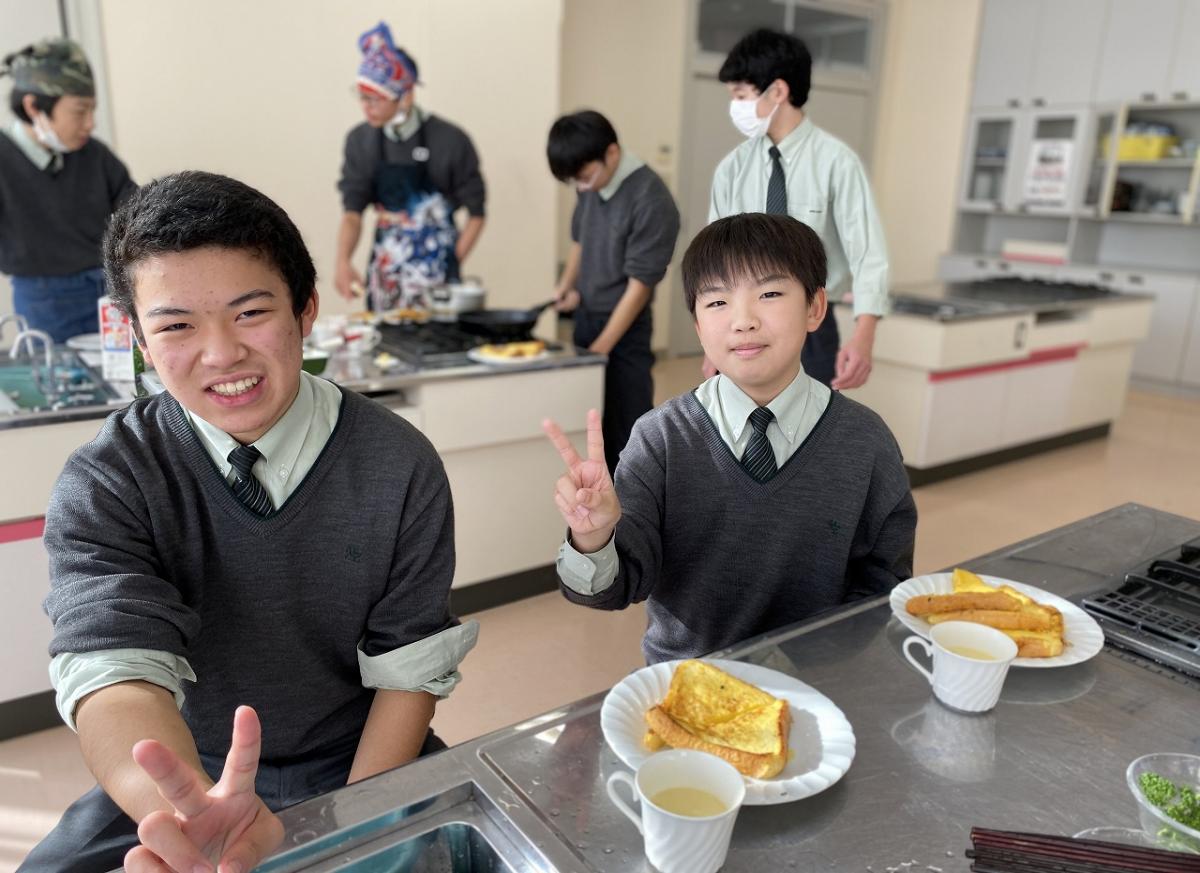 「調理実習」を実施しました。 ③