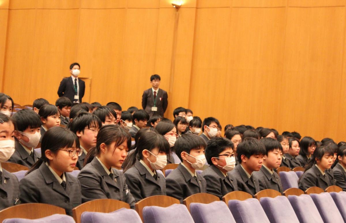 「３学期始業式」を行いました。