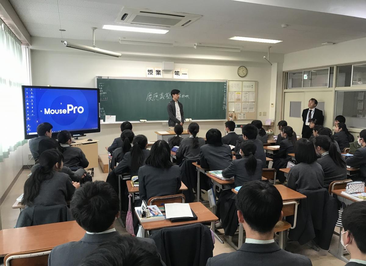 OBによる高校受験体験談を実施しました。