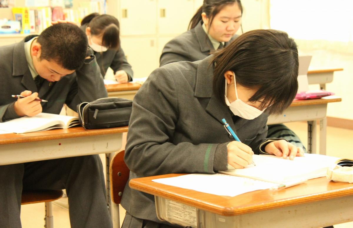 「県立高校入試」１週間前！