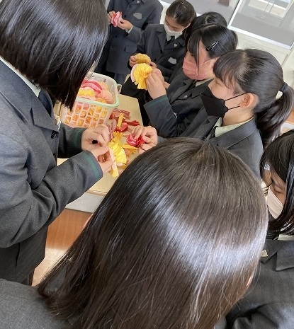入学式の準備を行いました。