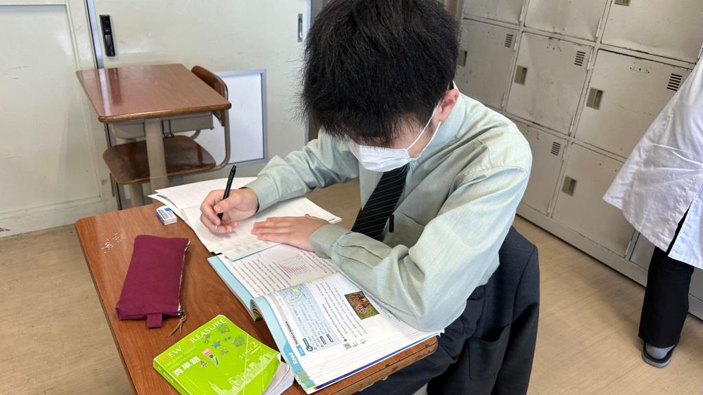 英宏中　がんばれ受験生！　【学校生活】
