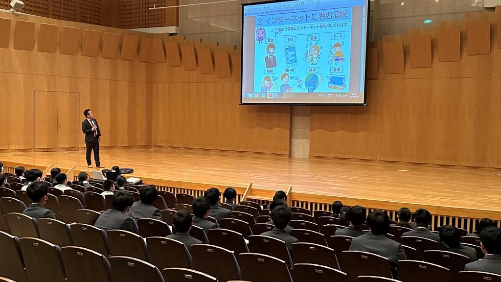 非行防止教室がありました　【生徒指導教室】