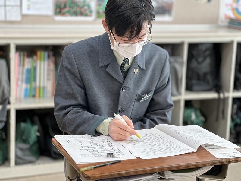 がんばれ受験生！　県立高校入試予想受験！　【進路目標実現】