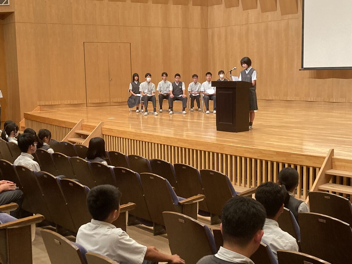 生徒総会・総体壮行会を実施しました！