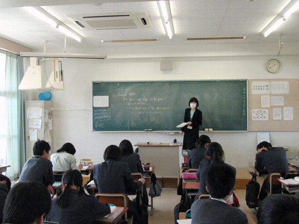 本日の授業風景～英語～