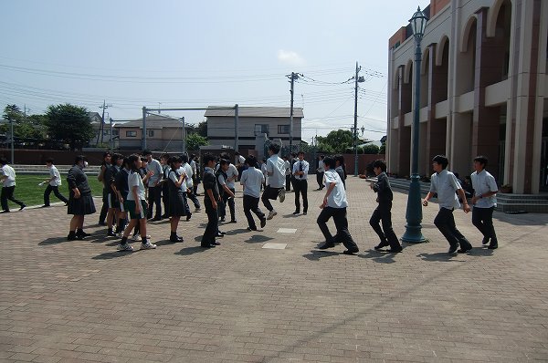 クラスマッチ練習風景