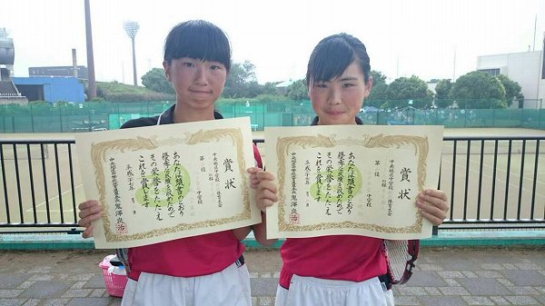女子ソフトテニス部、県大会進出!!