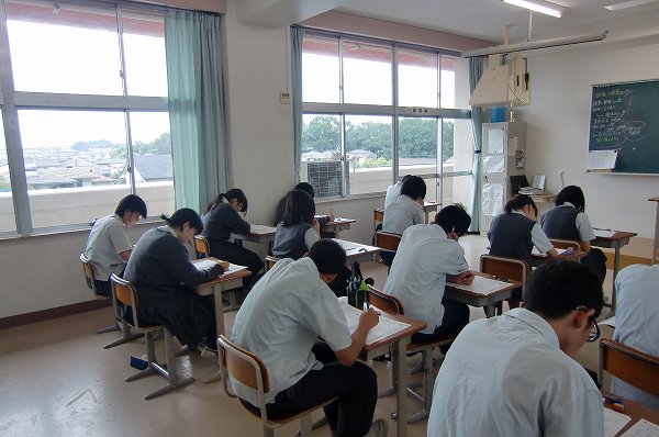 夏期課外Ⅲ期最終日＆私学テスト実施！！